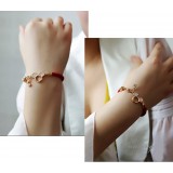 Wholesale - Wanying Cute Mickey Crystal Knit Bracelet