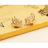 Wholesale - Wanying Stylish Bowknot Zircon Alloy Stud Earrings