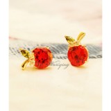 Wholesale - Wanying Stylish Flora Zircon Stud Earrings