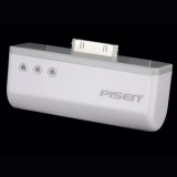 Wholesale - 2500mAh Portable Mobile Power Vertical External Battery Power Supply for iPhone 4G/3GS/3G-White