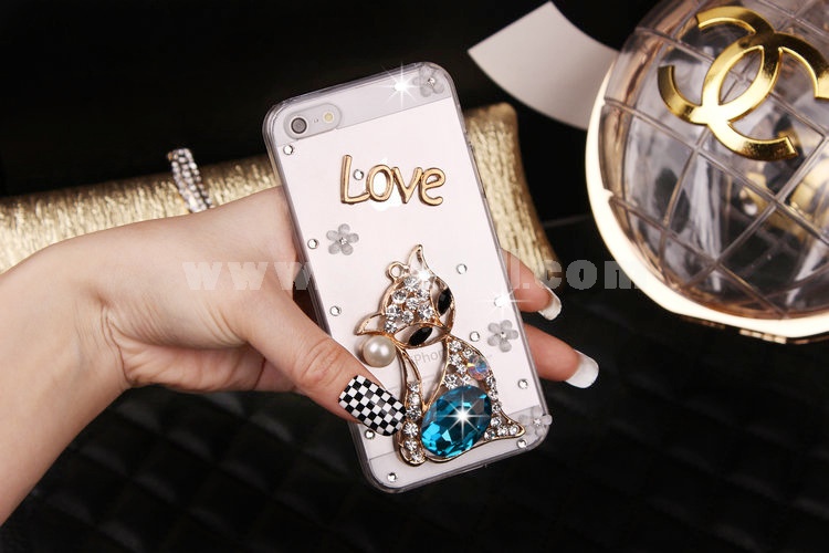 Creative Crystal Zhenqi Design Phone Cover Protect Case for Apple iPhone 6 / 6 Plus 