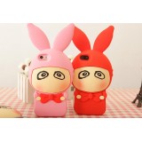 Wholesale - 3D A Rabbit Protection Cell Phone Cases for Apple iPhone 6 / 6 Plus 