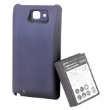 Wholesale - 5000mAh Rechargeable Thickened Battery Replacement + Special Back Cover Case Black for Samsung Galaxy Note / i9220