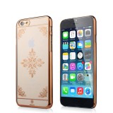 Wholesale - Basues Luxury Snow Pattern Premium Clear Hybrid Protector Case Hard Back Cover for iPhone 6 5.5inch