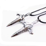 Wholesale - Jewelry Lovers Neckla Created Infinity Chain Pendant Cross Necklace 2Pcs Set XL084