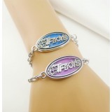 Wholesale - Jewelry Lovers Bracelets Created Infinity Charm Chain TFBOYS Couple Bangles 2Pcs Set SL177