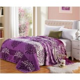 Wholesale - SIMOYO Purple Tree Fleece Blanket 59*79inch