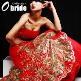 Wholesale - A-line Floor-Length Strapless Wedding Dress