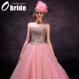 Wholesale - Ball Gown Floor-Length Strapless Wedding Dress