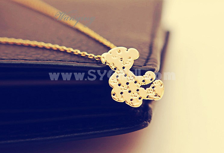 Wanying Lovely Bear Shape Alloy Choker (600028)