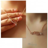 Wholesale - Wanying Wing Zircon Shape Alloy Choker (600089)