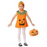 Wholesale - Halloween Costumes for Girls Pumpkin Cosplay Costume Set EK195