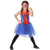 Wholesale - Halloween Costumes for Girls Spiderman Cosplay Costume Set EK211