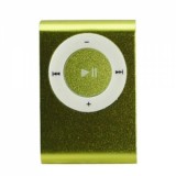 Wholesale - USB Rechargeable Mini Clip MP3 Player with Micro SD/TF Card Slot - Yellow