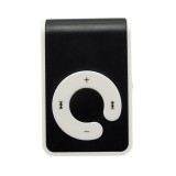 Wholesale - Micro SD/TF Card USB Rechargeable Mini Clip MP3 Player - Black