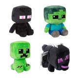 Wholesale - Minecraft Baby Series Plush Toys Enderman Zombie Creeper Ender Dragon Stuffed Animals 26cm/10Inch