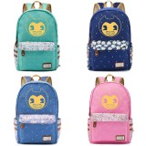 Wholesale - Bendy and the Ink Machine Backpacks Canvas Schoolbags for Kids 16Inch F