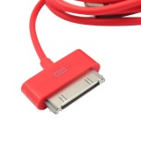 Wholesale - 97.5cm USB Data SYNC Charger Cable Cord for iPod and iPhone 4/ 3GS: Red