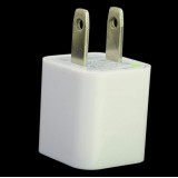 Wholesale - USA USB Power Adapter Charger + Cable for iPhone/iPad/iPod-White