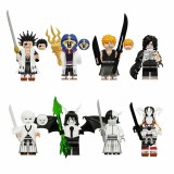 Wholesale - 8Pcs Bleach Building Blocks Zaraki Mini Action Figures DIY Bricks Kids Toys Set KDL824