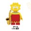 8Pcs The Simpsons Building Blocks Lisa Marge Martin Mini Action Figures DIY Bricks Kids Toys Set SP1016