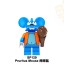 8Pcs The Simpsons Building Blocks Maggie Wigan Mouse Cat Mini Action Figures DIY Bricks Kids Toys Set SP1017