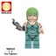 8Pcs JOJO Anime Building Blocks Emporio Hermes Foo Mini Action Figures DIY Bricks Kids Toys Set WM6160