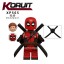 8Pcs Super Heroes Building Blocks Deadpool Wolverine Mini Action Figures Bricks Kids Toys Set KT1076