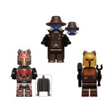 Wholesale - 3Pcs Star Wars Building Blocks Bane Commander Blacksmith Mini Action Figures Bricks Kids Toys Set KT1074