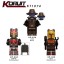 3Pcs Star Wars Building Blocks Bane Commander Blacksmith Mini Action Figures Bricks Kids Toys Set KT1074