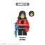 8Pcs Super Heroes Santa Series Building Blocks Mini Action Figures Bricks Kids Toys Set G0135