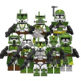 wholesale - 8Pcs Star Wars The Doomday Commanders Soldiers Building Blocks Mini Figure Toys WM6125