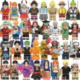 wholesale - 32Pcs XINH Blocks One Piece Anime Building Block Mini Action Figures Kids Educatinal Toys X0352 X0353 X0355 X0356