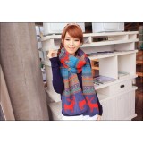 Wholesale - Fashion thick Bohemian style fawn printed women's scarf