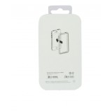 Wholesale - Clear TPU Bumper Case Cover Skin+Metal Buttons For Apple iPhone 4/ 4S-White+red