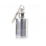 Wholesale - SMOKE mini 1 ounce key ring stainless steel wine pot with cups and funnel