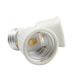 Wholesale - Base Light Lamp Bulb Sockets, 1-2 Splitter with Adapter