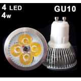 Wholesale - GU10 4*1W LED Down Light Spotlight, Warm White, 4W 320LM