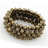 Wholesale - Vintage Rivet Punk Stretchy Braceler (TK087)