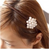 Wholesale - TA43 Korean Style Imitation Pearl Flower Headband