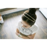 Wholesale - TC04 Korean Style Two-tiered Slender Braided Headband