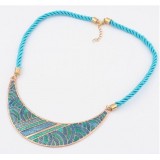 Wholesale - Stylish Exaggerated Colour Ceramic Glaze Necklace (TF35)