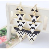 Wholesale - Korea Personalized Triangle Vintage Earring (TB251)