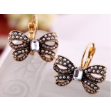 Wholesale - Vintage Pearl Diamonds Butterfly Earring