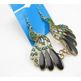 Wholesale - Vintage Bohemian Diamonds Peacock Earring