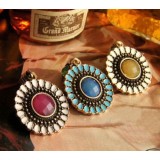 Wholesale - Korea Vintage Colour Diamonds Alloy Earring