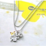 Wholesale - TB147 Clover Design Hollow Anklets