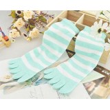 Wholesale - Strips pattern womens toe socks