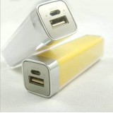 Wholesale - Square column shaped portable charger 220mAh