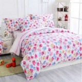 Wholesale - Mercury 4PCs Comfortable Flora Pattern Warm Keeping Cotton Beddings